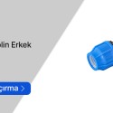 Sulama Boru ve Hortum Kaplin Erkek Adaptör