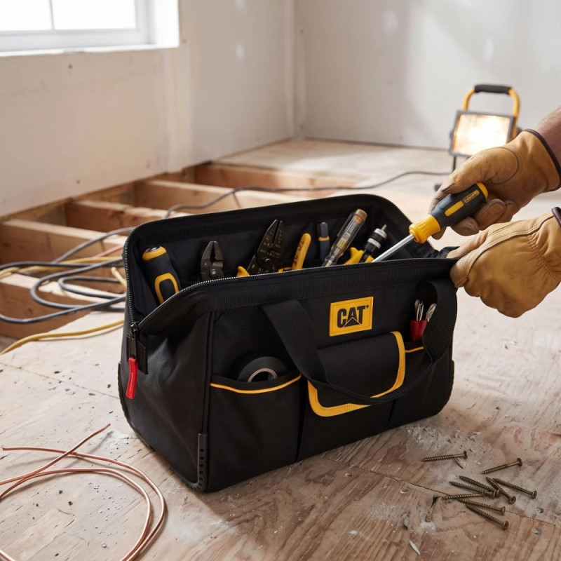 CAT DA980661 13'' Ağır Hizmet Bez Alet Takım Çantası