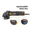 CAT DX3065 1400Watt 125mm Devir Ayarlı Profesyonel Avuç Taşlama
