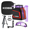 KOBB KBL30P 3.7V Li-ion Yatay 360° ve Dikey Otomatik Hizalamalı Mor Işık Profesyonel Lazer+Tripod KOBB KBL30P 3.7V Li-ion Yatay 360° ve Dikey Otomatik Hizalamalı Mor Işık Profesyonel Lazer+Tripod