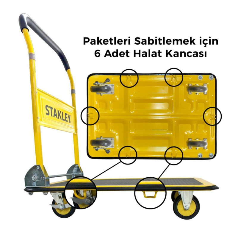 Stanley PC538 300Kg Profesyonel Paket Taşıma Arabası