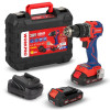WORKPRO WP390019 20Volt 2.0Ah Li-ion 65Nm. Çift Akülü Kömürsüz Profesyonel Şarjlı Darbeli Matkap