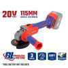 WORKPRO WP392003 20Volt 115mm Şarjlı Kömürsüz Devir Ayarlı Profesyonel Avuç Taşlama (Aküsüz)