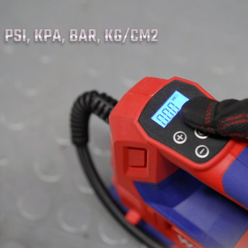 WORKPRO WP394010 20V/12Volt 150 PSI Ayarlanabilir Dijital Basınç Göstergeli Hava Pompası (Aküsüz)