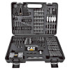 WORX WX354.4SET 20Volt/4.0Ah Li-ion Çift Akülü Kömürsüz Profesyonel Şarjlı Darbeli Matkap + DA01903 201 Parça Delme/Vidalama Uç Seti