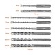 CAT DA03901 10 Parça Tungsten Karbür SDS-Plus Beton Matkap Uç Seti