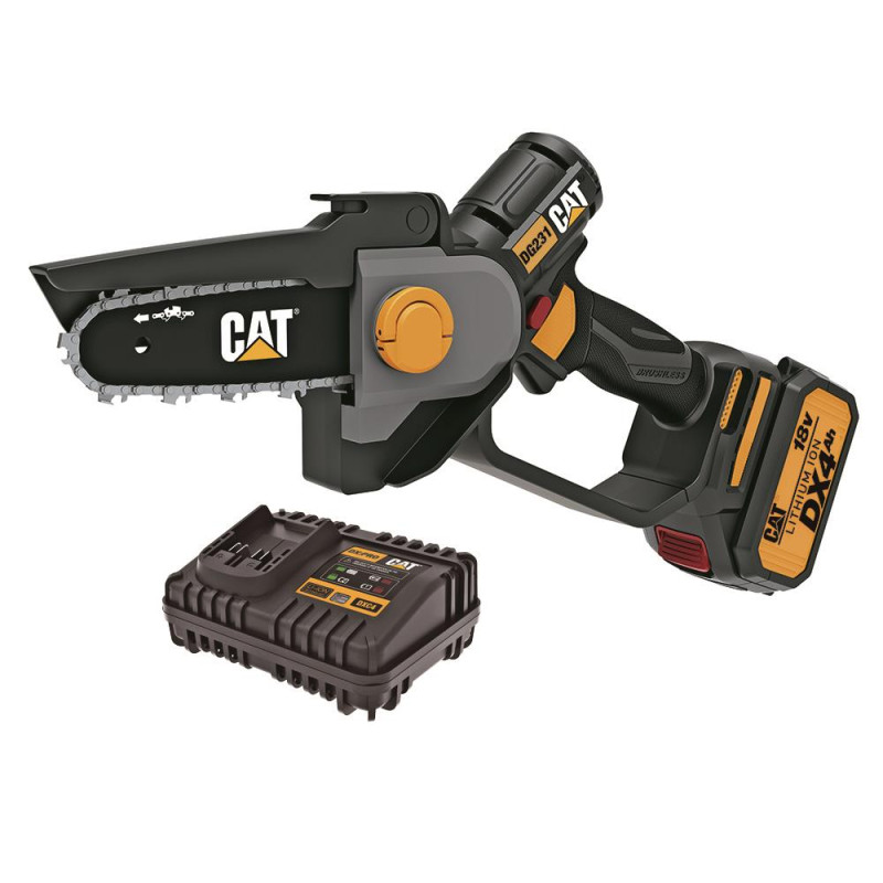 CAT DG231 18Volt 4.0Ah Li ion 12CM Profesyonel Şarjlı Kömürsüz Zincirli Testere