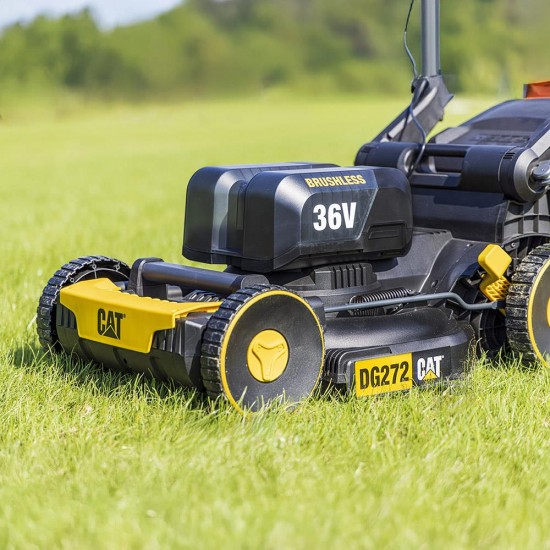 CAT DG272 36Volt 4.0Ah. Li-ion 41CM Profesyonel Kömürsüz Şarjlı Çim Biçme