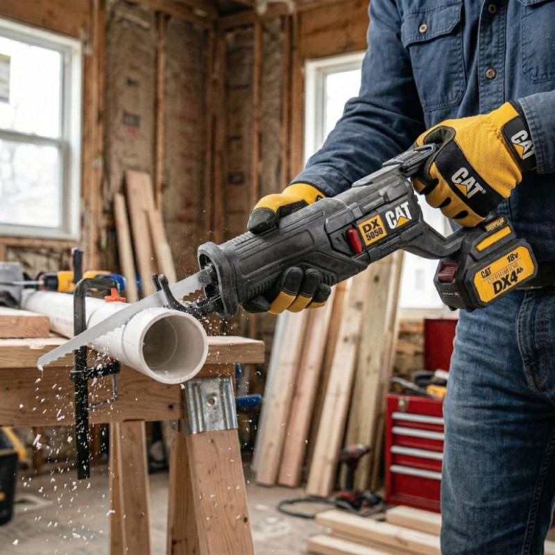 CAT DX5050B 18Volt Kömürsüz Profesyonel Tilki Kuyruğu Testere (Akü Dahil Değildir)