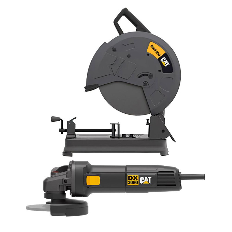 CAT DX5180SET 2400Watt 355mm Profesyonel Profil Kesme + DX3090 720Watt 125mm Profesyonel Elektrikli Avuç Taşlama