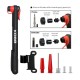 KOBB KB21 87 PSI Bisiklet Lastik Şişirme Taşınabilir Mini El Pompası + Bisiklet Montaj Aparatı