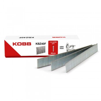 KOBB KBZ40F 40mm 2500 Adet F/E/J/8 Serisi Ağır Hizmet Tipi Kesik Başlı Çivi