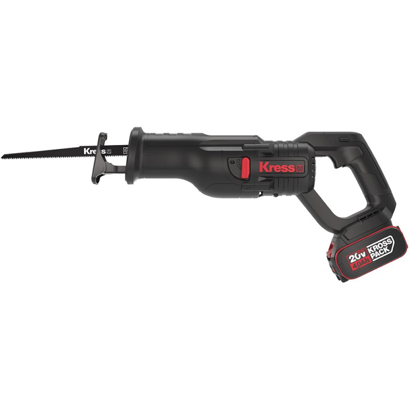 Kress KUE01 20Volt/4.0Ah Li ion Çift Akülü Kömürsüz Profesyonel Tilki Kuyruğu Testere