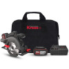 Kress KUE12.1 20Volt 4.0Ah. Li ion 165MM Çift Akülü Kömürsüz Profesyonel Daire Testere