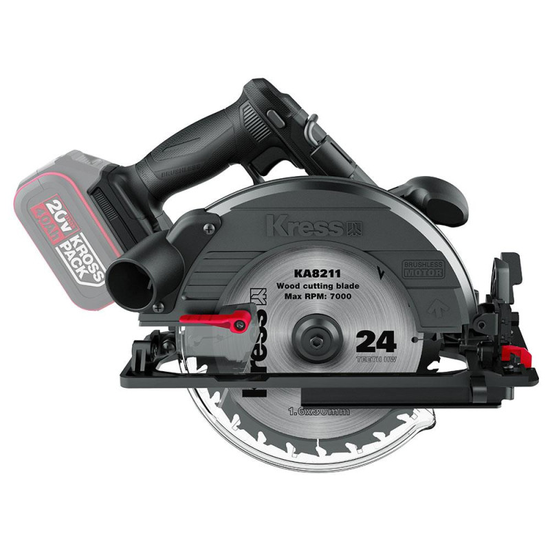 Kress KUE15.9 20Volt 185MM Kömürsüz Profesyonel Akülü Daire Testere (Akü Dahil Değildir) Kress KUE15.9 20Volt 185MM Kömürsüz Profesyonel Akülü Daire Testere (Akü Dahil Değildir)