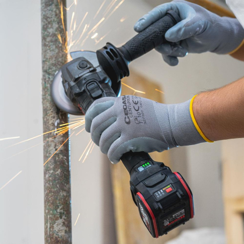 Kress KUH10.2 20Volt 4.0Ah. Li ion Çift Akülü 125mm Kömürsüz Profesyonel Şarjlı Devir Ayarlı Avuç Taşlama