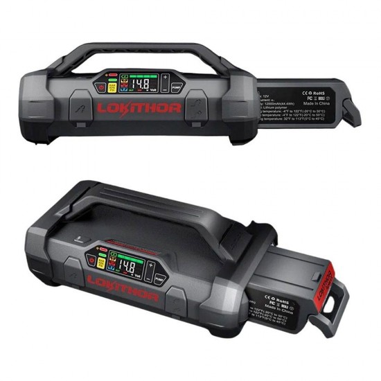 Lokithor APARTX4000 12V 4000Amp Li-Polimer Akıllı Akü Takviye + Pompa + Powerbank + Led Lamba
