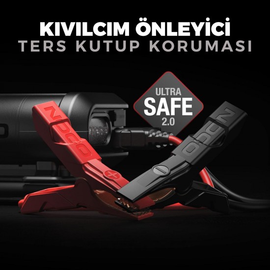 NOCO AX65 12V Lityum 2000Amp Akıllı Akü Takviye + Pompa + Powerbank + Led Lamba NOCO AX65 12V Lityum 2000Amp Akıllı Akü Takviye + Pompa + Powerbank + Led Lamba