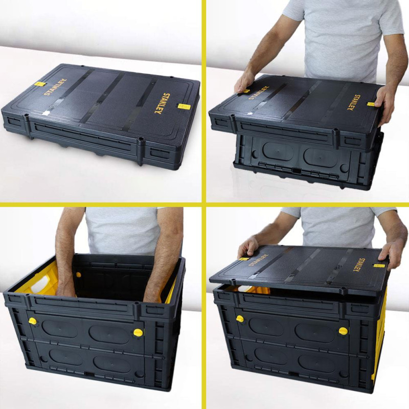 Stanley FB533L 25kg Katlanır Kapaklı Çok Amaçlı Taşıma Sepeti
