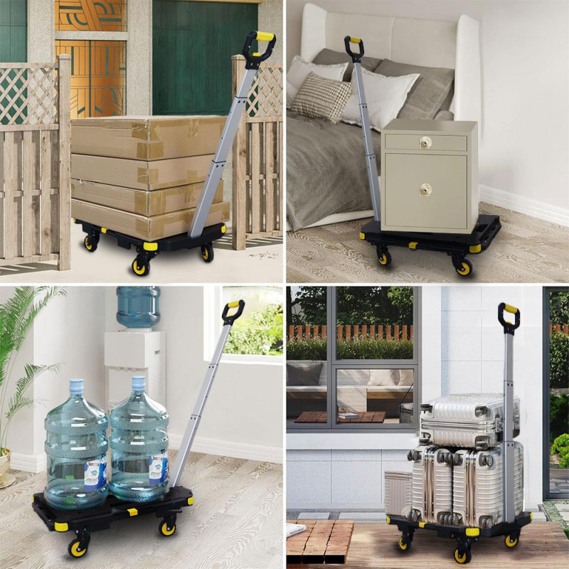 Stanley PC532B 137kg 62x45cm Dört Tekerli Çekme Kollu Yük ve Paket Taşıma Arabası + FT505 Çok Amaçlı Taşıma Sepeti Stanley PC532B 137kg 62x45cm Dört Tekerli Çekme Kollu Yük ve Paket Taşıma Arabası + FT505 Çok Amaçlı Taşıma Sepeti
