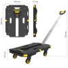 Stanley PC532B 137kg 62x45cm Dört Tekerli Çekme Kollu Yük ve Paket Taşıma Arabası + FT505 Çok Amaçlı Taşıma Sepeti Stanley PC532B 137kg 62x45cm Dört Tekerli Çekme Kollu Yük ve Paket Taşıma Arabası + FT505 Çok Amaçlı Taşıma Sepeti