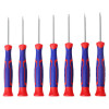 WORKPRO WP200510 7 Parça Profesyonel CR V Manyetik Hassas Torx Tornavida Seti