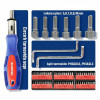 WORKPRO WP200560 100 Parça Duvar Askı Aparatlı Profesyonel CR V Manyetik Tornavida ve Bits Uç Seti WORKPRO WP200560 100 Parça Duvar Askı Aparatlı Profesyonel CR V Manyetik Tornavida ve Bits Uç Seti