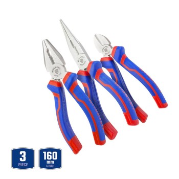WORKPRO WP201008 160MM Profesyonel 3’lü Pense Seti WORKPRO WP201008 160MM Profesyonel 3’lü Pense Seti