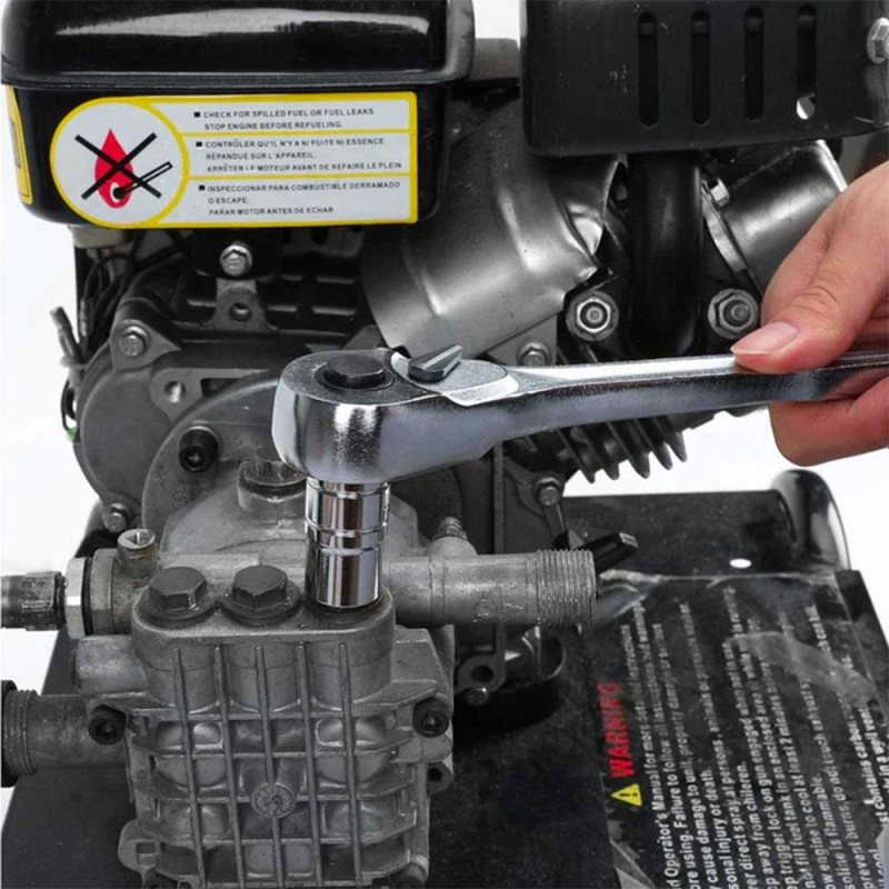 WORKPRO WP202525 30 Parça 1/2’’ CR V Metrik/İnç Profesyonel Lokma Takımı