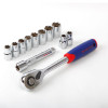WORKPRO WP202558 12 Parça 1/2’’ CR V Metrik Profesyonel Lokma Takımı