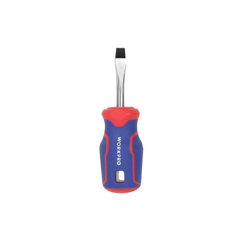 WORKPRO WP221024 6.5x38mm CR V Manyetik Profesyonel Düz Topaç Tornavida