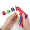 WORKPRO WP221048 24 Parça Profesyonel CR V Kabzalı Cırcırlı Bits Tornavida Seti + Kemer Askılı Bez Taşıma Çantası