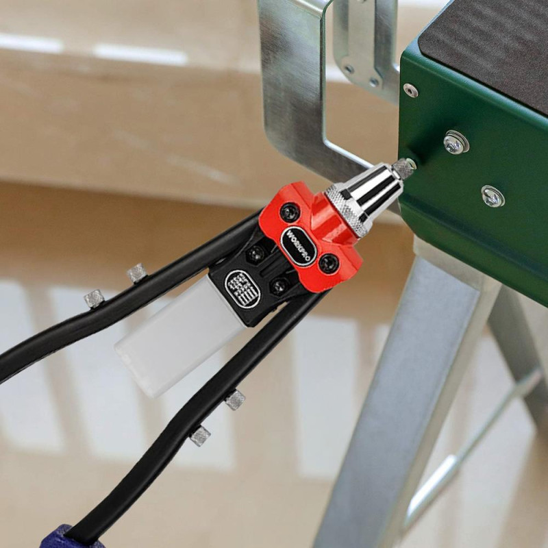 WORKPRO WP225001 5 IN 1 400mm Kollu Profesyonel Perçin Tabancası + 100 Adet Perçin