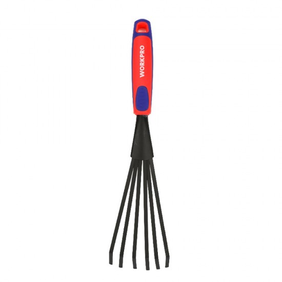 WORKPRO WP331028 360x87mm Çelik Profesyonel Mini Bahçe Tırmığı
