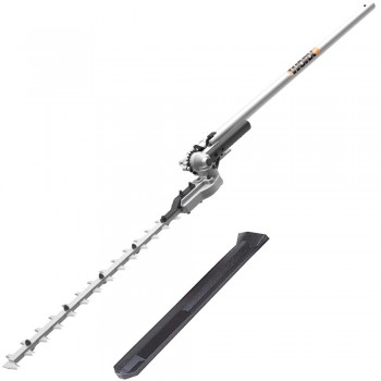 WORX WA0220 WG186E.1 ile Uyumlu 43CM Teleskobik Uzatmalı Açı Ayarlı Çit Budama Başlığı