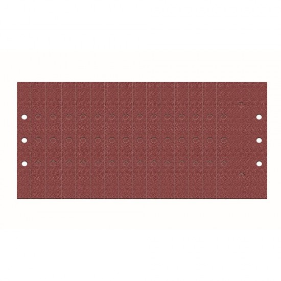 WORX WA2029 185x95mm 60, 80, 120 Kum, 15 Adet Cırtlı Universal Zımpara Kâğıdı Seti