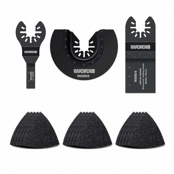 WORX WA5099 18 Parça Universal Metal, Ahşap Kesme ve Zımpara Kâğıdı Aksesuar Seti WORX WA5099 18 Parça Universal Metal, Ahşap Kesme ve Zımpara Kâğıdı Aksesuar Seti