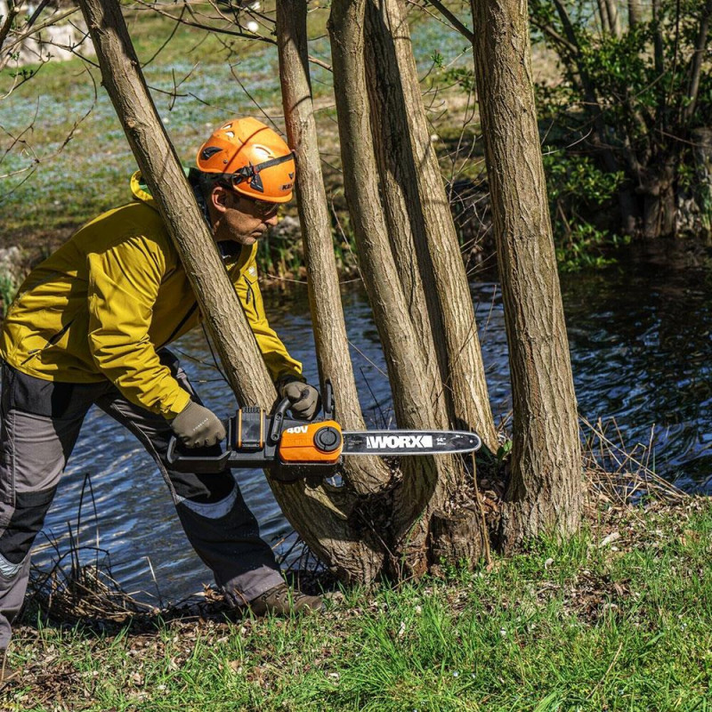 WORX WG384E 40Volt 2.0Ah Li ion 35CM Profesyonel Şarjlı Kömürsüz Zincirli Testere