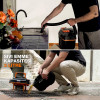 WORX WX031.9 20Volt 200W/16Kpa Li ion Kömürsüz Flexi Esnek Hortumlu Islak/Kuru Süpürge & Üfleme (Akü Dahil Değildir)