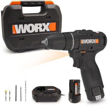 WORX WX121 12Volt/2.0Ah Li-ion Çift Akülü Kömürsüz Profesyonel Şarjlı Darbeli Matkap + 5 Parça Aksesuar WORX WX121 12Volt/2.0Ah Li-ion Çift Akülü Kömürsüz Profesyonel Şarjlı Darbeli Matkap + 5 Parça Aksesuar