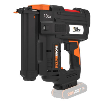 WORX WX844.9 20Volt 16 40mm Profesyonel Şarjlı Zımba Makinesi + 2700 Adet Yedek Zımba (Akü Dahil Değildir)