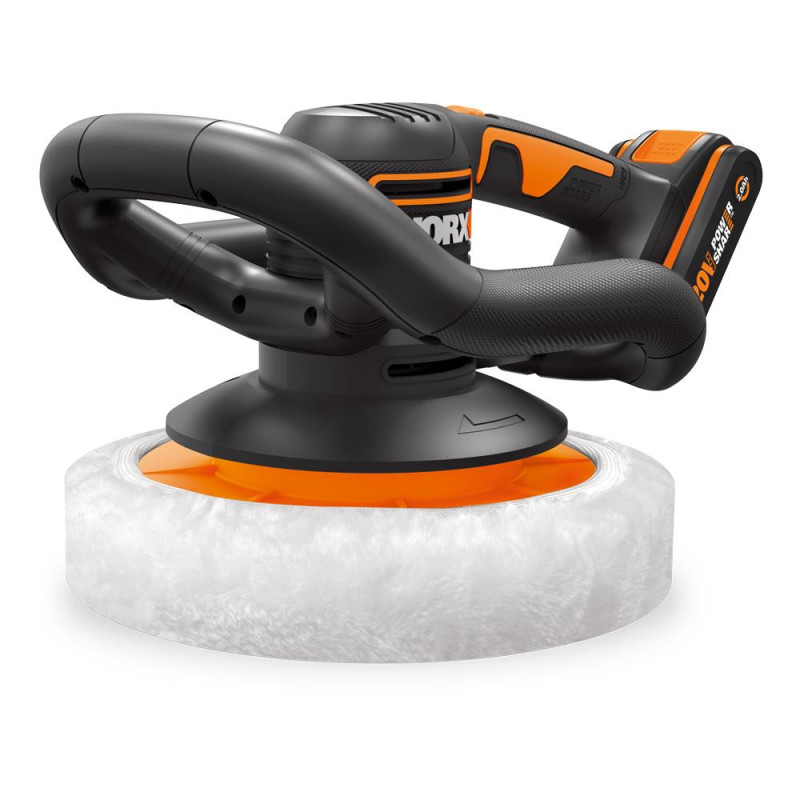 WORX WX856 20Volt 2.0Ah. Li ion 254MM Şarjlı Orbital Polisaj Makinesi