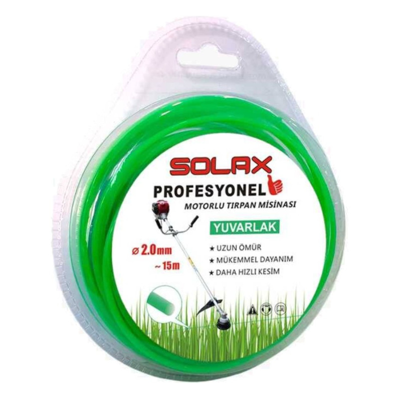 Solax 2.0mm 15m Yuvarlak Daire Yeşil Misina Solax 2.0mm 15m Yuvarlak Daire Yeşil Misina