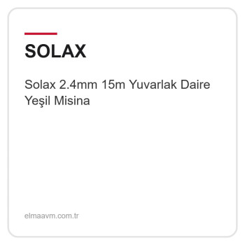 Solax 2.4mm 15m Yuvarlak Daire Yeşil Misina