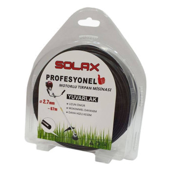 Solax 2.7mm 67m Yuvarlak Daire Siyah Misina