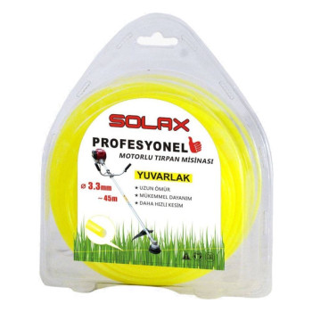Solax 3.3mm 45m Yuvarlak Daire Sarı Misina Solax 3.3mm 45m Yuvarlak Daire Sarı Misina