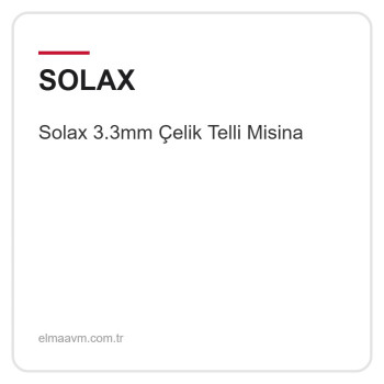 Solax 3.3mm Çelik Telli Misina Solax 3.3mm Çelik Telli Misina