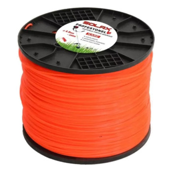 Solax 4.0mm 4 Köşe Kare Turuncu Top Misina