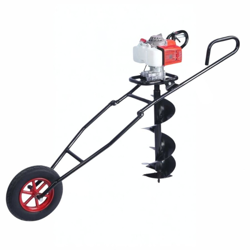 Solax AG65D 3bg 63.3cc 30cm 1.2lt 28kg Tekerli 2T Benzinli Toprak Burgu Makinesi