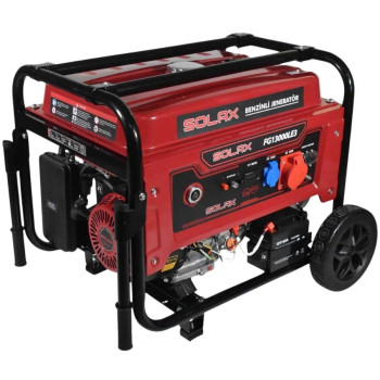 Solax FG13000LE3 13.75kVa 521cc 108kg Tekerli Marşlı Trifaze Benzinli Jeneratör